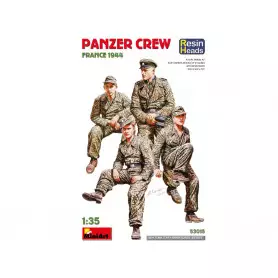 Equipage de Panzer 1944 (têtes en résine) - échelle 1/35 - MINIART 53015