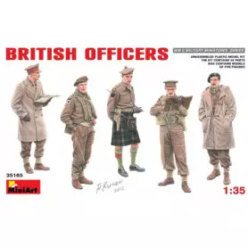 Officiers britanniques WWII - échelle 1/35 - MINIART 35165