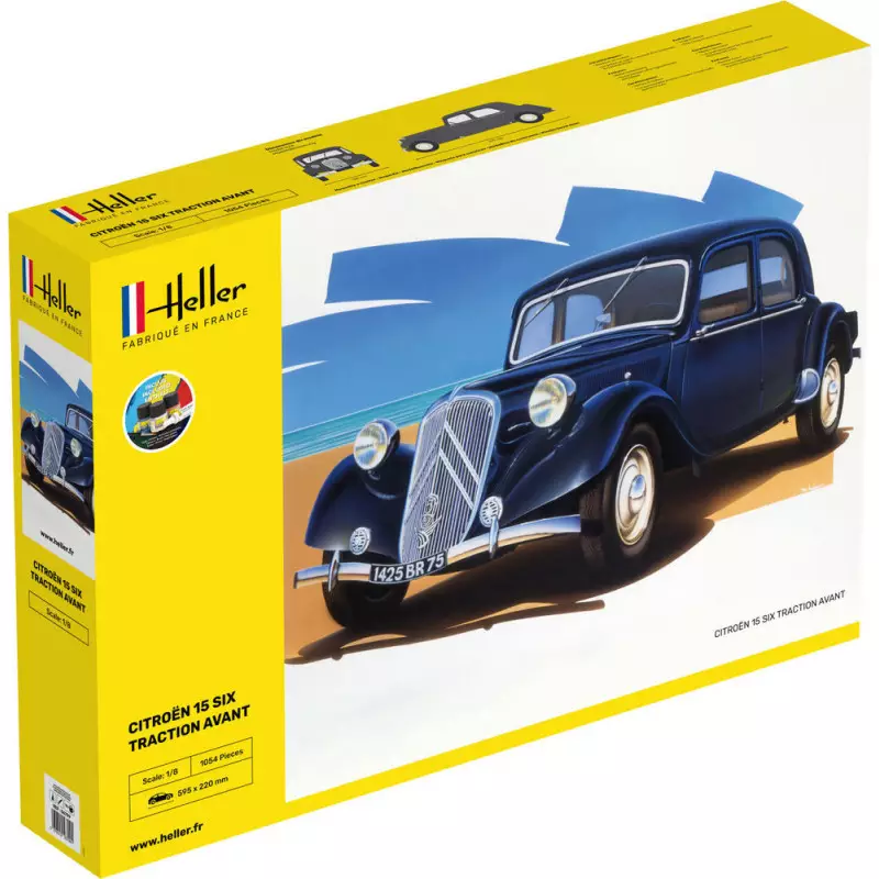 Citroen 15 SIX Traction Avant Kit complet - 1/8 - HELLER 56799