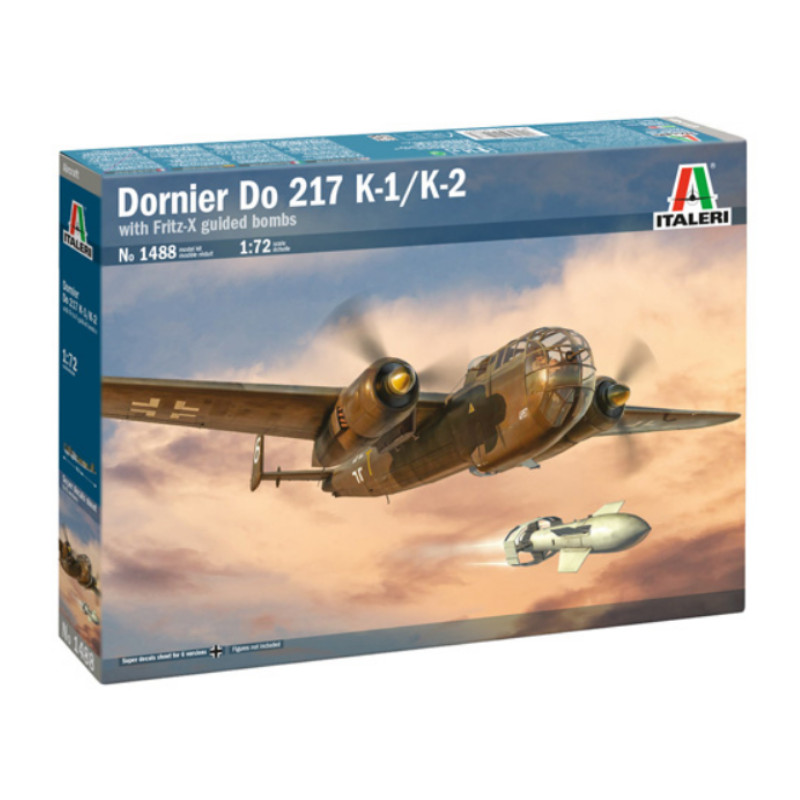 DO 217 K-1/K-2 avec FRITZ X WWII - échelle 1/72 - ITALERI 1488
