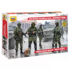 Infanterie russe moderne (et 1 chat) - 1/35 - ZVEZDA 3665