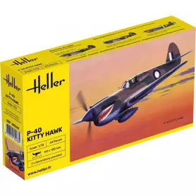 P-40 Kitty Hawk - échelle 1/72 - HELLER 80266