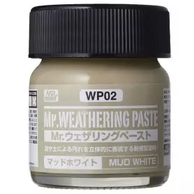 Pâte Weathering boue beige 40ml - MR HOBBY WP-02