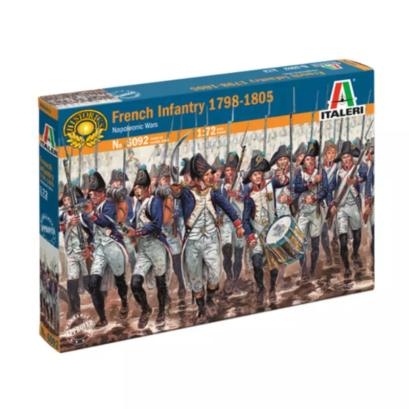 Infanterie française 1798-1805 Guerres napoléoniennes - ITALERI 6092