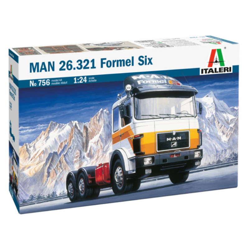 MAN 26.321 Formel Six - échelle 1/24 - ITALERI 756