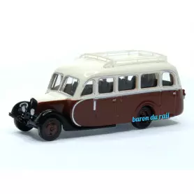 Autocar Citroën U23 marron et crème 1947 - HO 1/87 - NOREV 159923