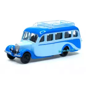 Autocar Citroën U23 bleu et bleu clair 1947 - HO 1/87 - NOREV 159922