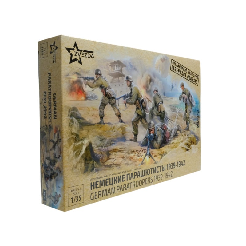 Parachutistes allemands 1939-1942 - 1/35 - ZVEZDA 3628