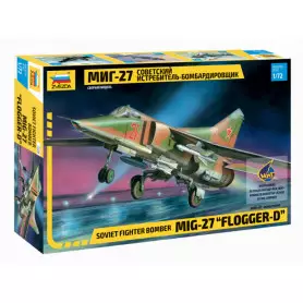 Chasseur-bombardier soviétique MiG-27 "Flogger-D" - 1/72 - ZVEZDA 7228