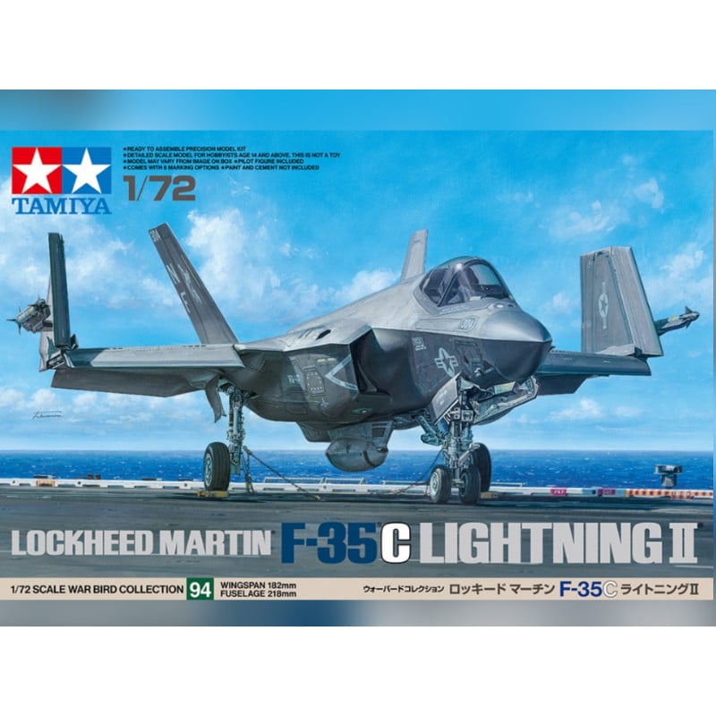 Lockheed Martin F-35C Lightning II - 1/72 - Tamiya 60794