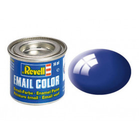 Bleu méditerrannée brillant Revell 51 peinture email enamel - 14ml - REVELL 32151