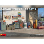 Ensemble d'atelier de garage set 2 - échelle 1/35 - MINIART 35668