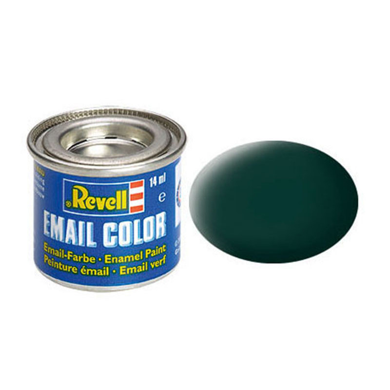 Noir-vert mat Revell 40 peinture email enamel - 14ml - REVELL 32140