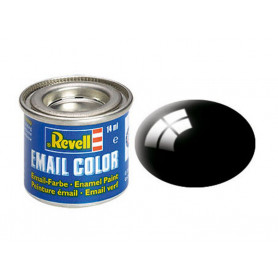 Noir brillant Revell 07 peinture email enamel - 14ml - REVELL 32107