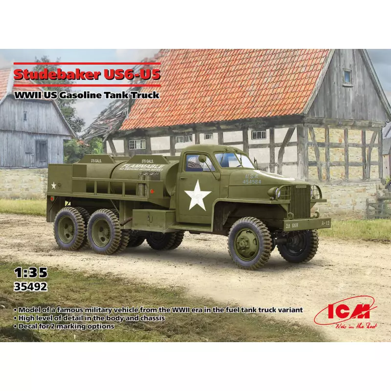 Camion-citerne américain US6-U5 WWII - 1/35 - ICM 35492