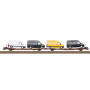 Wagon plat Laads 800B avec chargement d