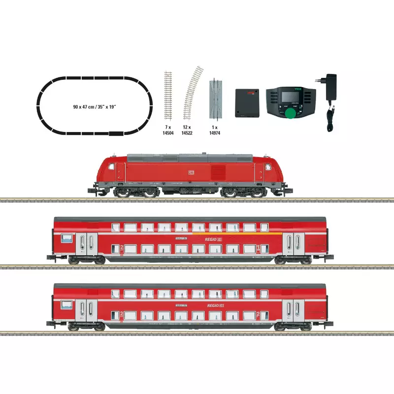 Kit De Démarrage Numérique Train De Marchandises Série 217 – Échelle HO – Décodeur Mfx-DCC Inclus