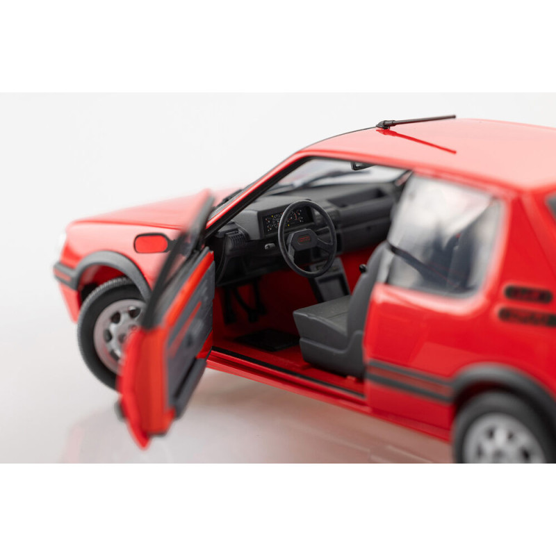 Cadre Photo Peugeot 205 GTI – Échelle 1:43, Bois, 3 Photos, Thème Voitures