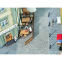 Feuille de décor en relief rue pavés romains 300 x 120 mm - HO 1/87 - FALLER 170312
