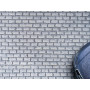 Feuille de décor en relief pavés gris clair 300 x 120 mm - HO 1/87 - FALLER 170310