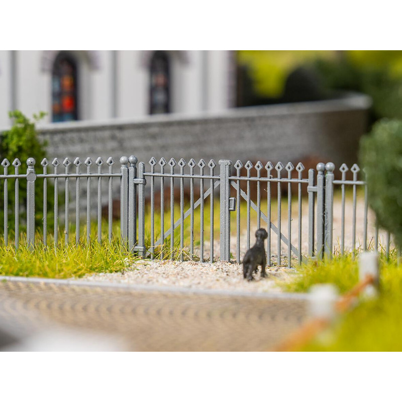 Clôture et portail - HO 1/87 - FALLER 180004