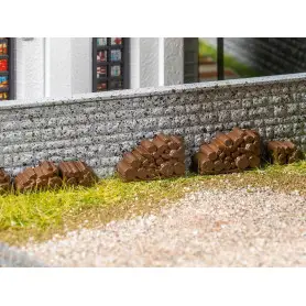 Pile de bois de chauffage, vieux bois - HO 1/87 - FALLER 180007