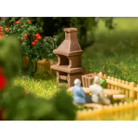 2 barbecues de jardin - N 1/160 - FALLER 272929