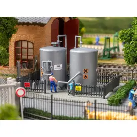 2 réservoirs de stockage - HO 1/87 - FALLER 131338
