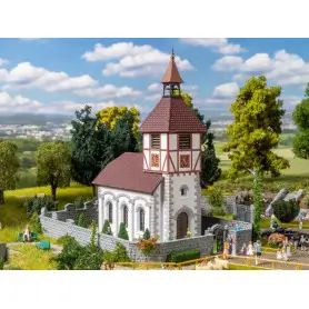 Eglise avec cimetière - HO 1/87 - FALLER 130679