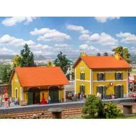 Petite gare avec halle à marchandises - HO 1/87 - FALLER 110154