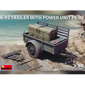Remorque K-52 avec groupe motopropulseur PE-95 - échelle 1/35 - MINIART 35426