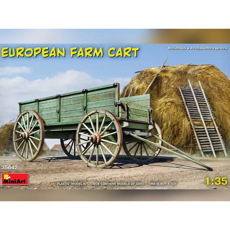 Charette de ferme européenne - échelle 1/35 - MINIART 35642