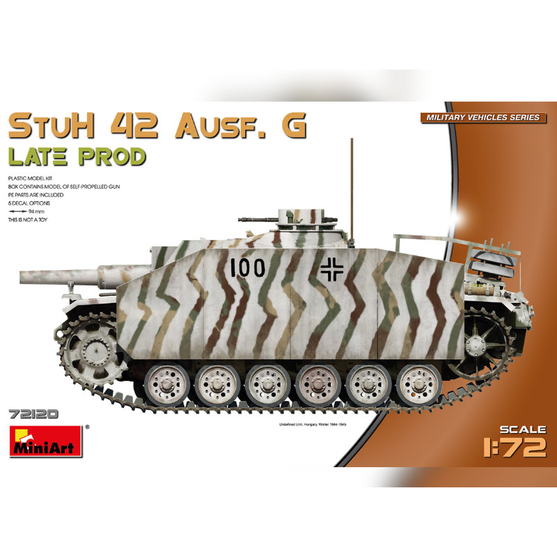 StuH 42 Ausf. G production tardive - 1/72 - MINIART 72120