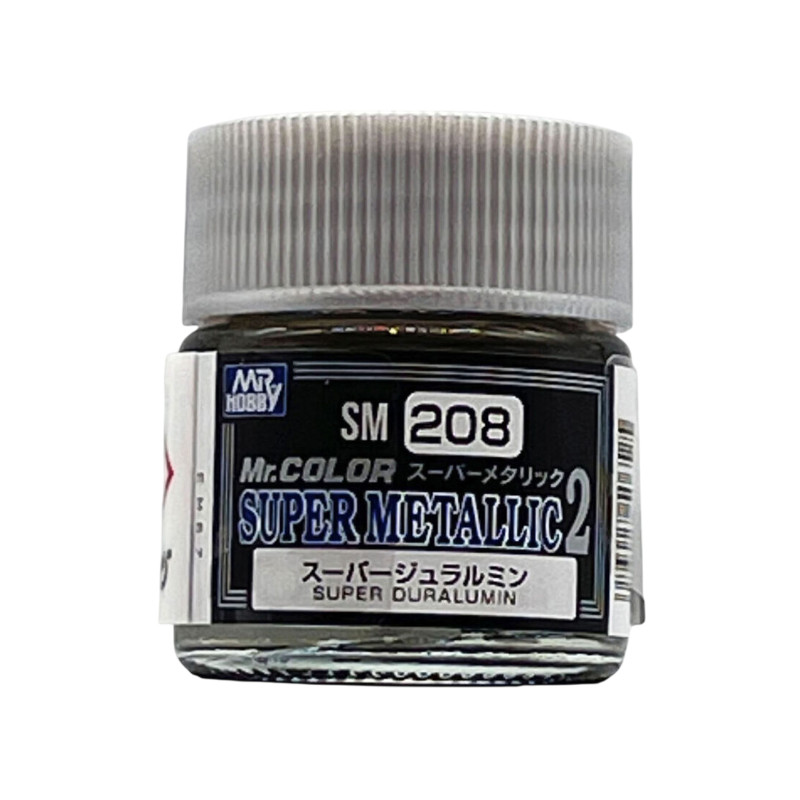 SM-208 Super Duralumin Mr. Color Super Metallic Colors II - pot acrylique 10 ml