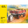 Remorque agricole 3 tonnes - échelle 1/24 - HELLER 81410