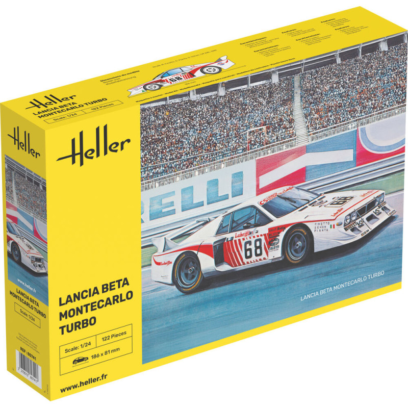 Lancia Beta Montecarlo Turbo - échelle 1/24 - HELLER 80741