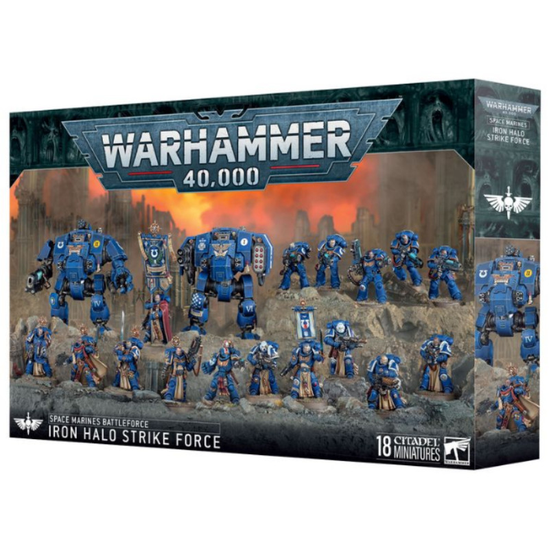Battleforce Bataillon de Space Marines: Force de Frappe Halo de Fer - Warhammer 40000 71-48