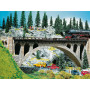 Pont en arc de pierre, 1 voie - HO 1/87 - FALLER 120533