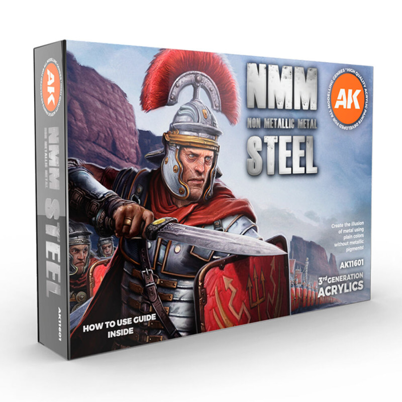 Set non métallique métal acier - AK INTERACTIVE AK11601