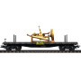 Wagon plat AC-DC chanteur "Stiff Upper Lip" - ép VI - HO 1/87 - MARKLIN 48837