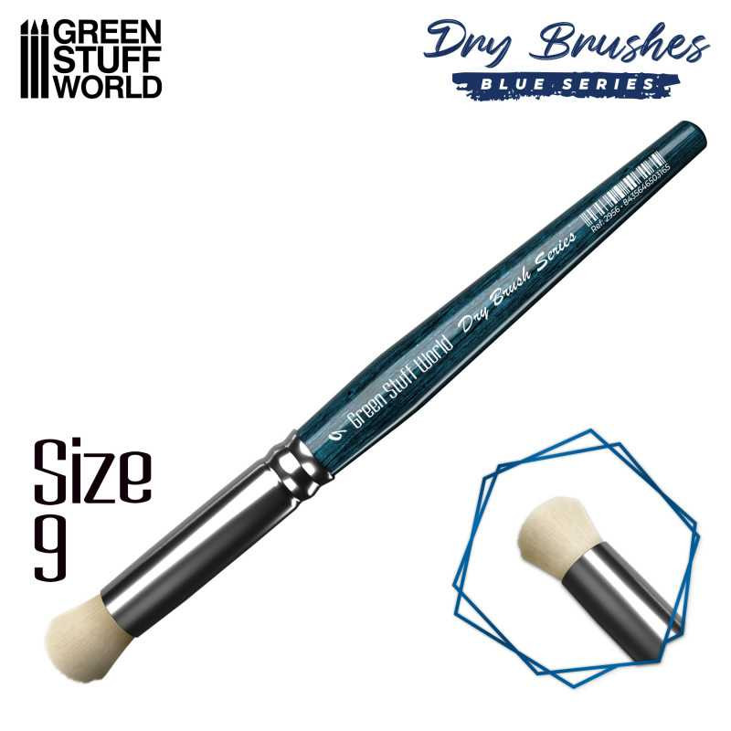 Pinceau De Brossage BLEU SERIES - numéro 9 - Green Stuff World 2956
