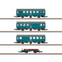 Coffret de wagons pour train de travaux DB DB ép. IV - Z 1/220 - MARKLIN 87762