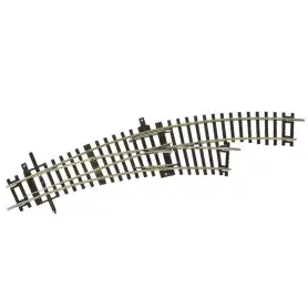 Aiguillage courbe à droite BWr2/3 R2-R3 30 degrés - ROCO 42467