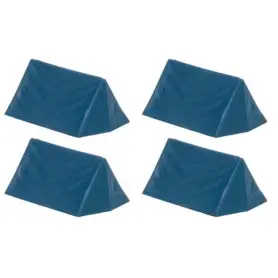 4x tentes de camping bleues - HO 1/87 - FALLER 180003