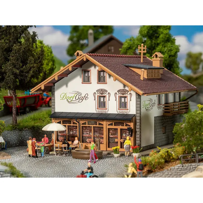 Maison alpine avec café - HO 1/87 - FALLER 191836
