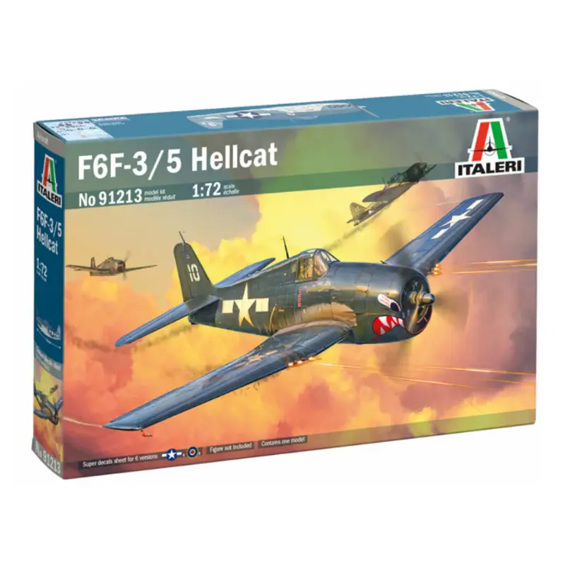 Avion de chasse F6F-3/5 Hellcat - échelle 1/72 - ITALERI 91213