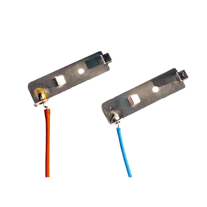 2x borniers unipolaires pour rails à traverses en béton Minitrix - Trix 66554