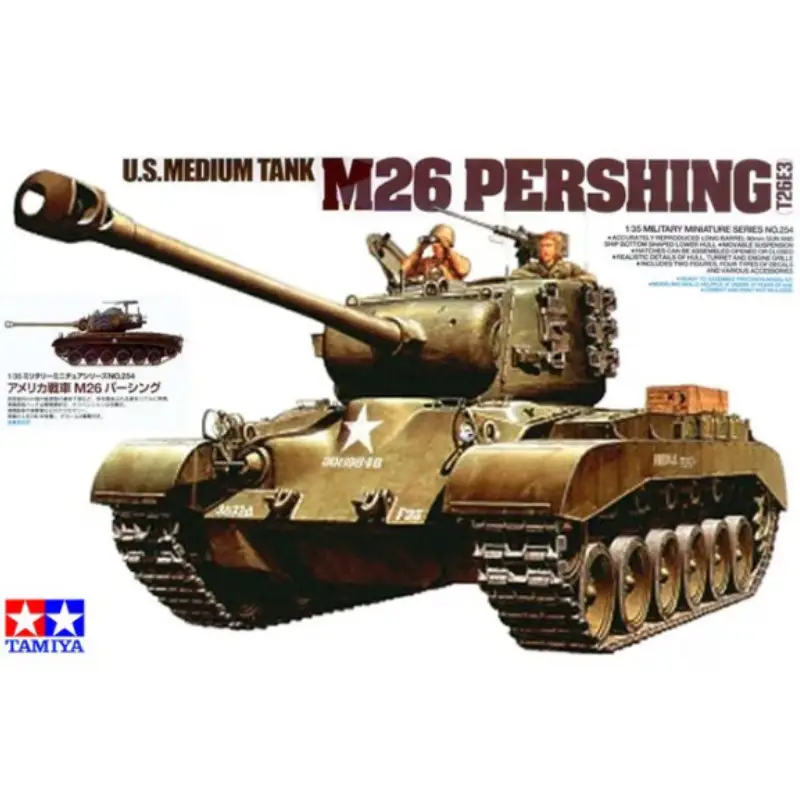 Char moyen américain M26 Pershing - 1/35 - Tamiya 35254