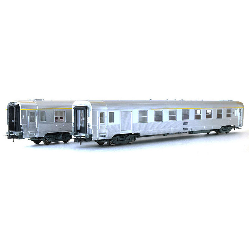 Set 2 voitures DEV 1ère cl.-fourgon - 1ère cl. ép. IV - SNCF - HO - JOUEF HJ4101