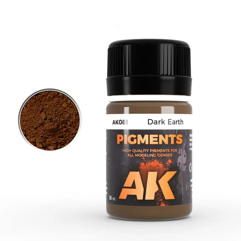 Pigment terre foncée 35ml - AK INTERACTIVE AK081